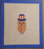 Hot Dog Americana 4th of July Canvas