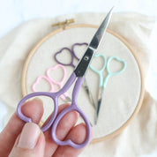 Bubble Gum Heart Embroidery Scissors