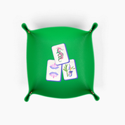 Green Mahjong Tile Trinket Tray