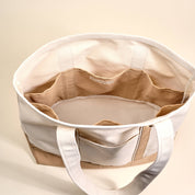 The Signature Canvas Tote Bag–Beige