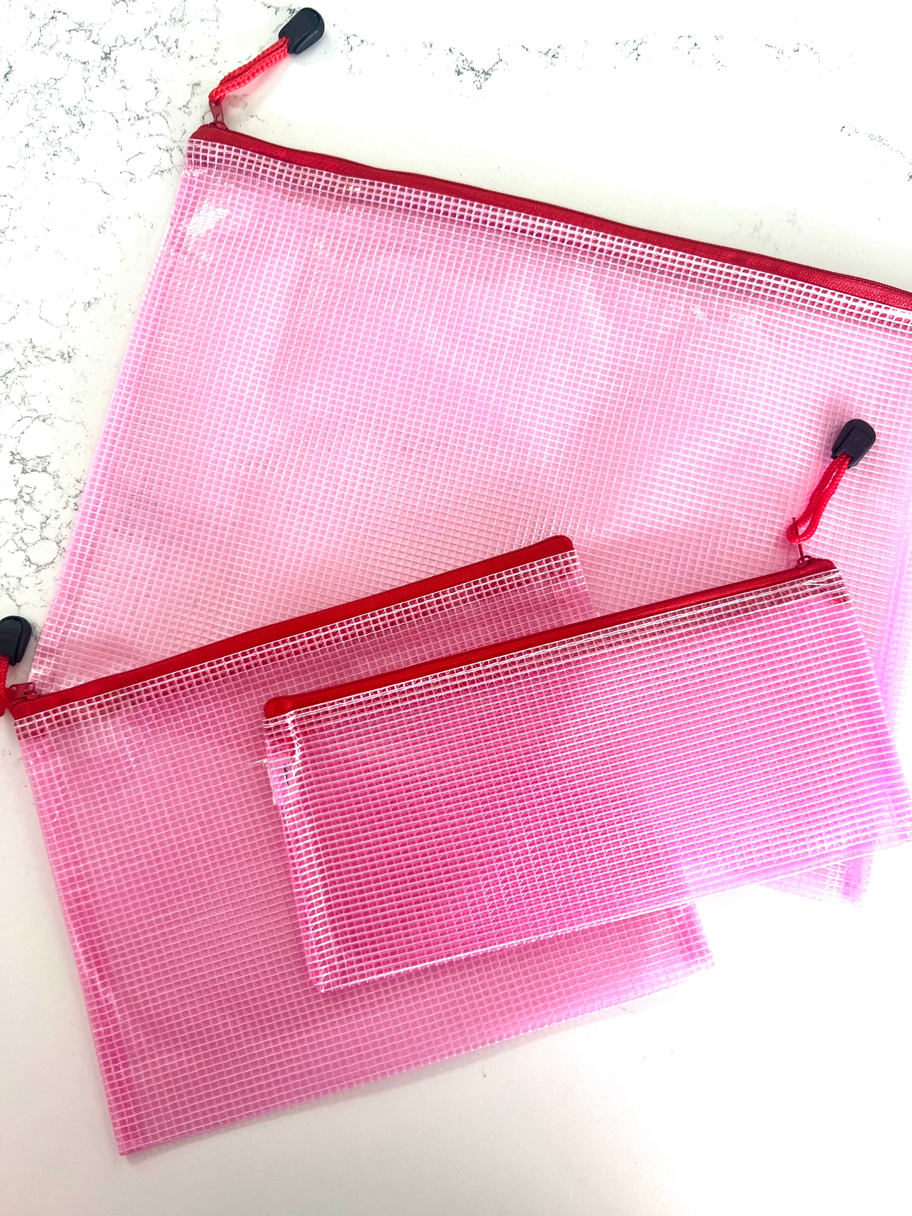 Pink Project Bag (3 sizes)