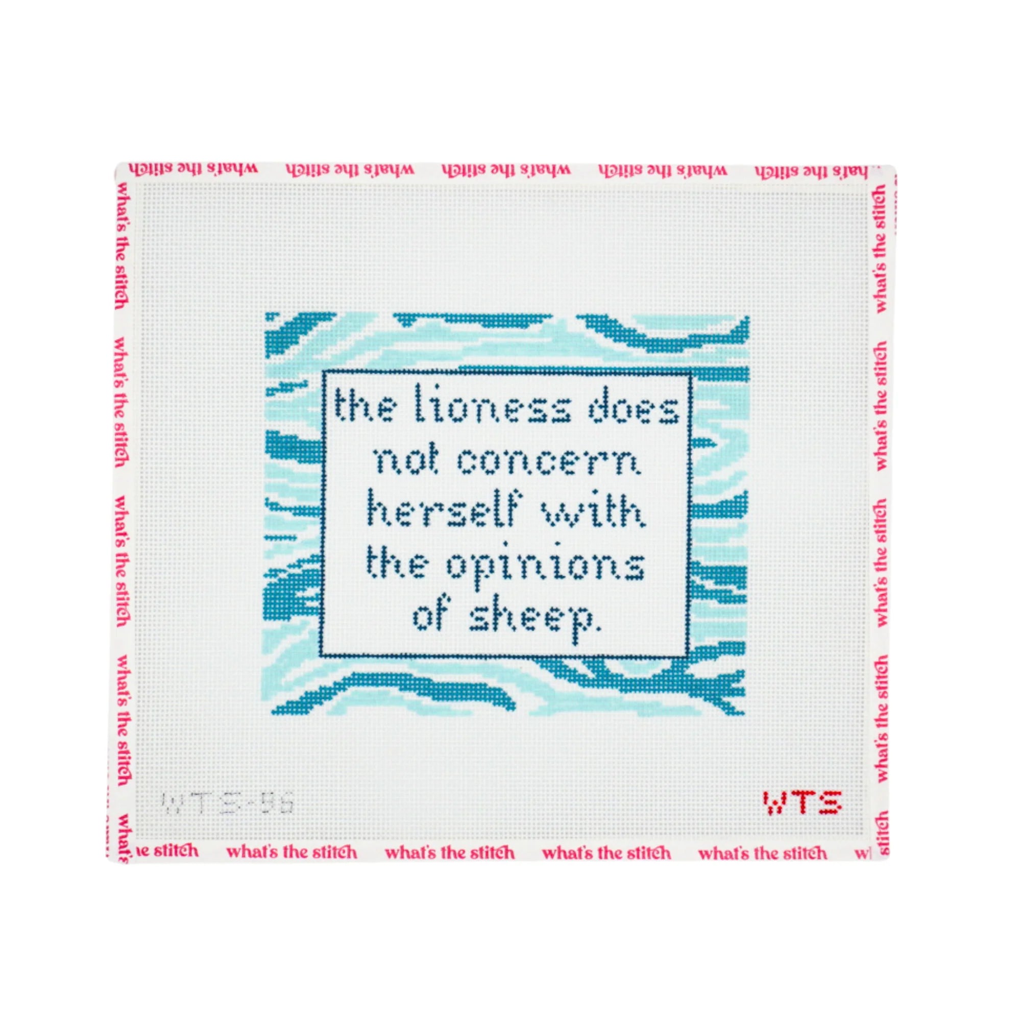 The Lioness Does Not Concern Herself With The Opinions of Sheep Canvas
