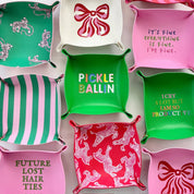 Green Pink Tiger Trinket Tray