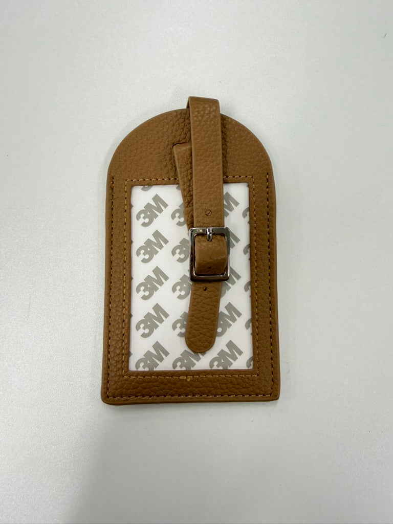 Kick Ass Leather Luggage Tag