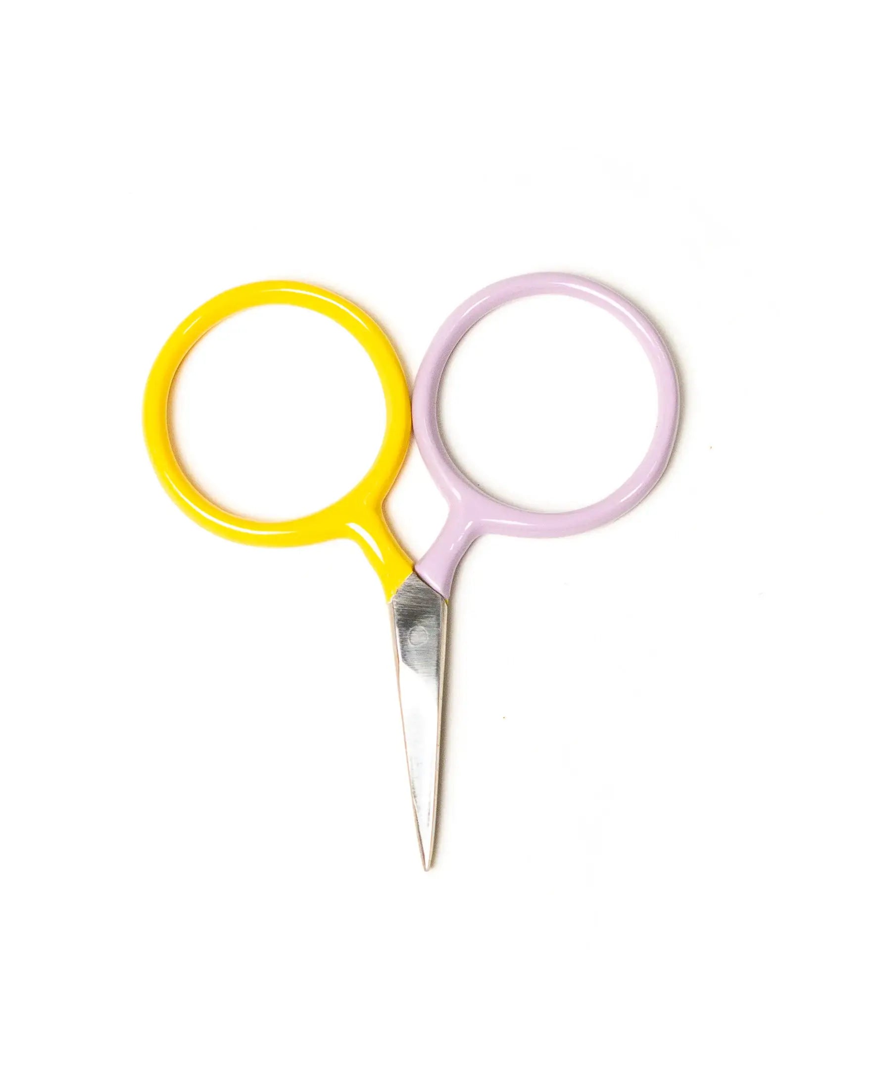 Two Tone Scissors Lilac + Yellow