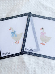 Blue Baby Goose Canvas