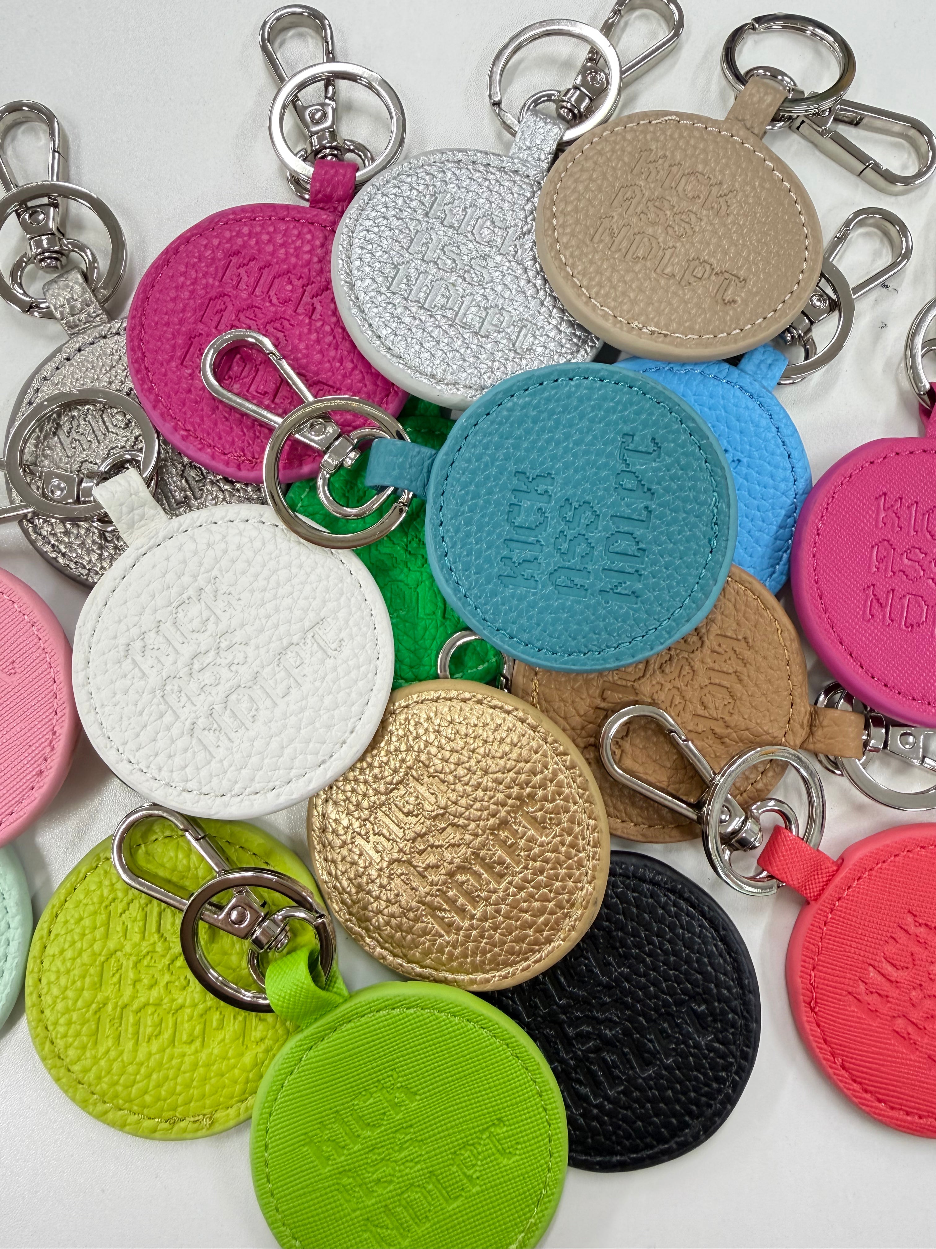 Kick Ass Leather Key Fob