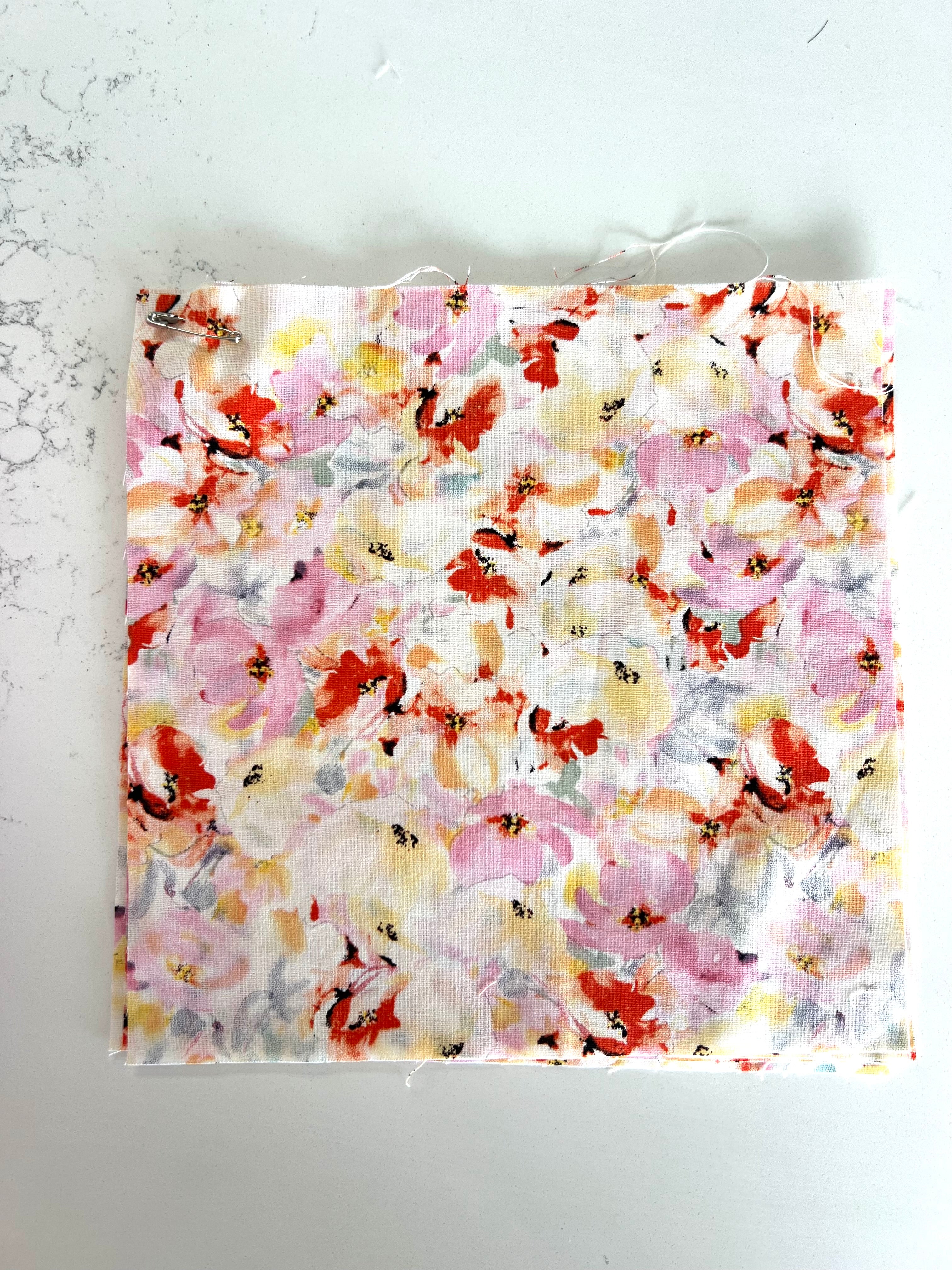 Daphne Floral Print 8x8" Fabric Swatch