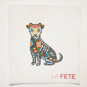 'Día de los Muertos' Dog Canvas