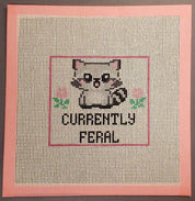 Raccoon Currently Feral Canvas