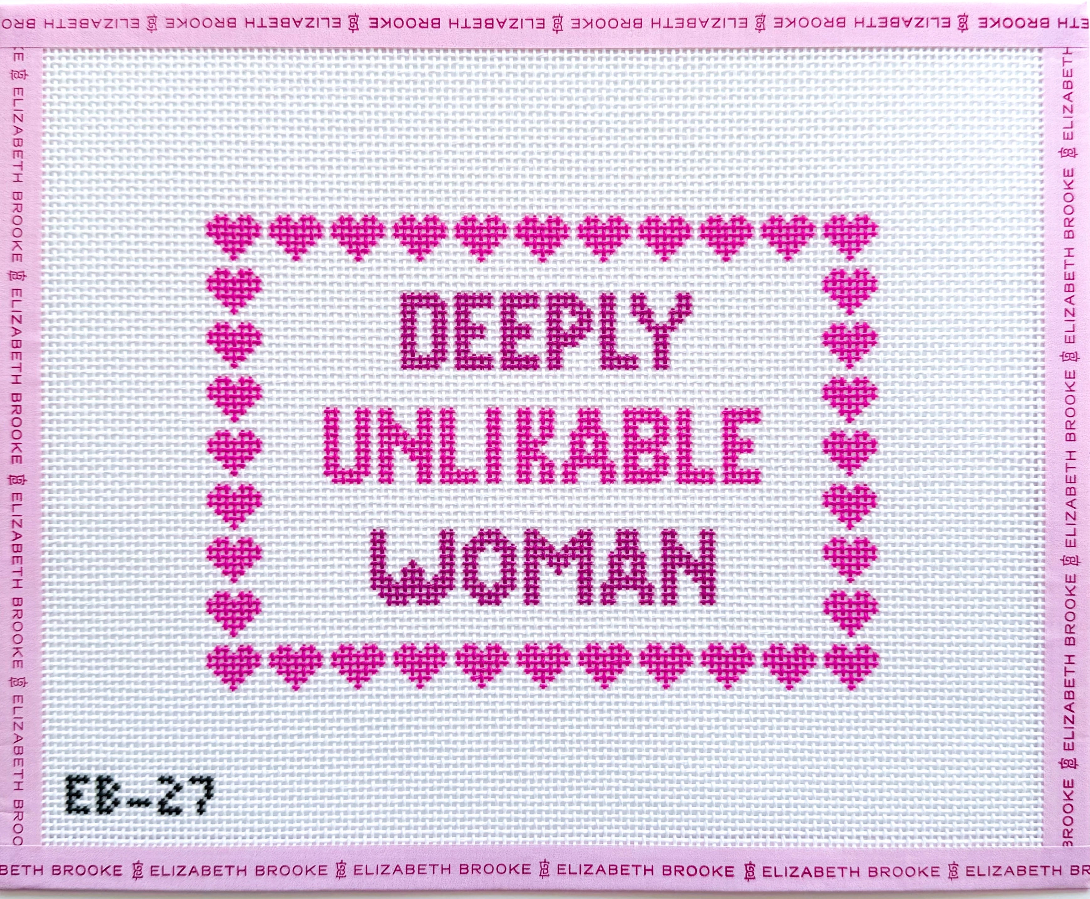Deeply Unlikable Woman Canvas