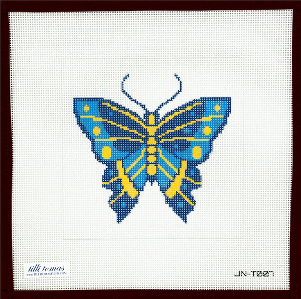Blue Butterfly Canvas