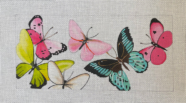 Colorful Butterflies Canvas