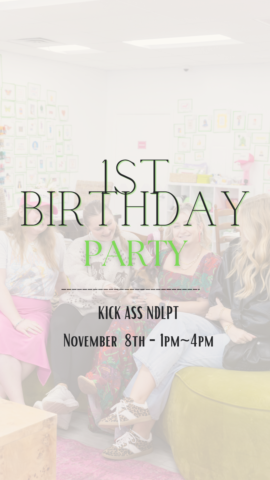 11/08 1pm Kick Ass' First Birthday Party