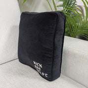 *PREORDER* Self Finishing Black Velvet Pillow