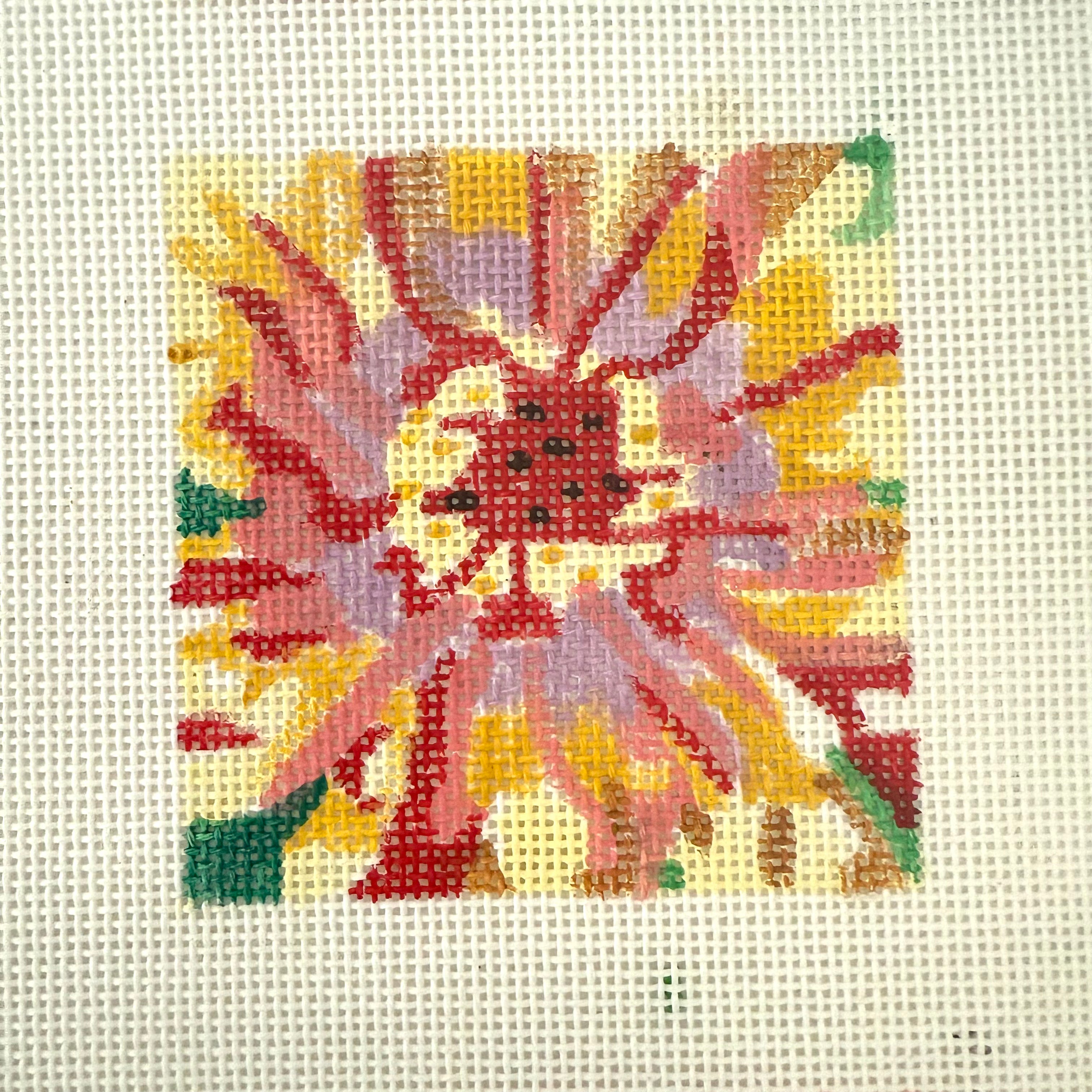 Abstract Flower Canvas