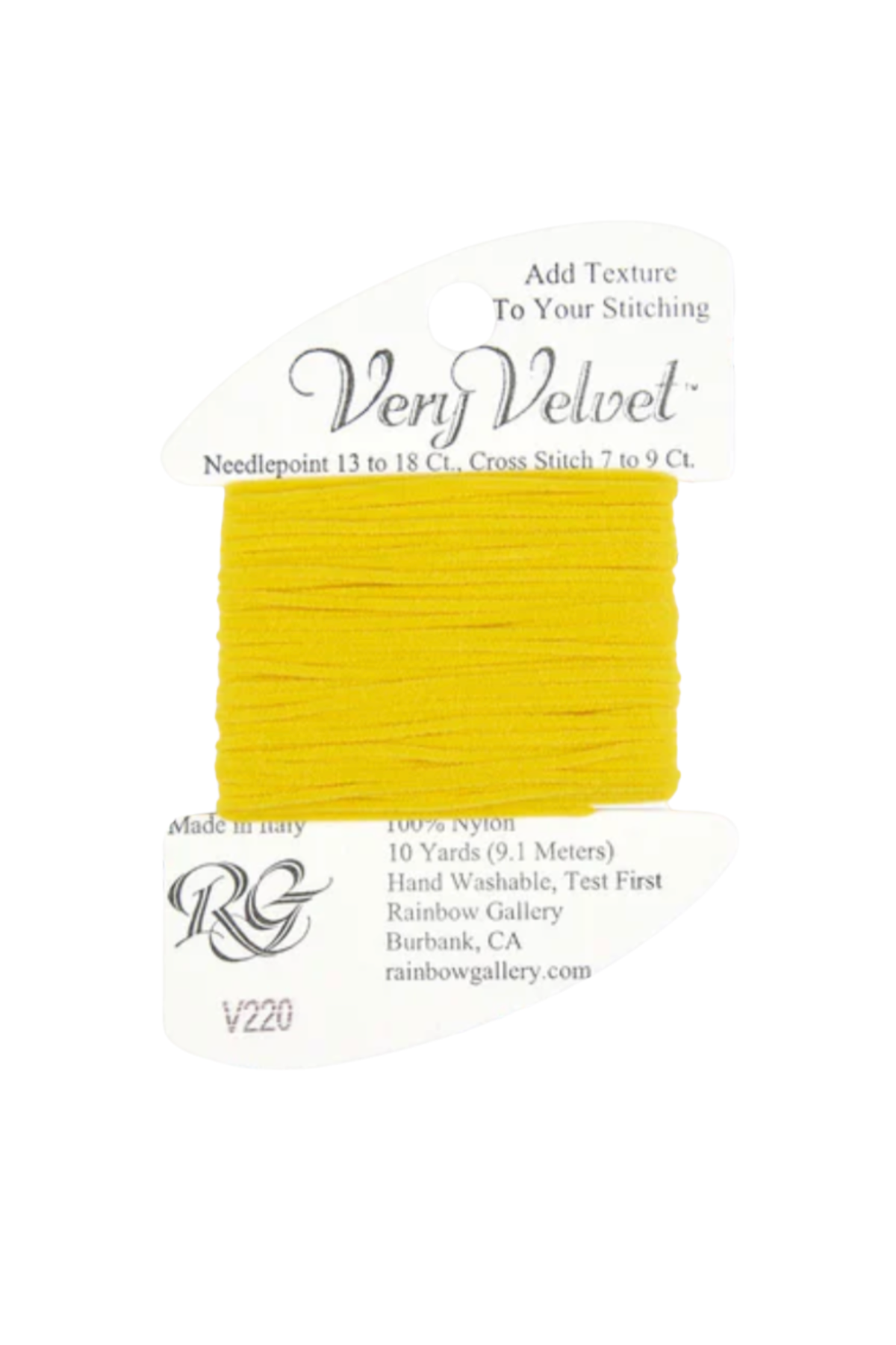 Very Velvet V220 Yellow
