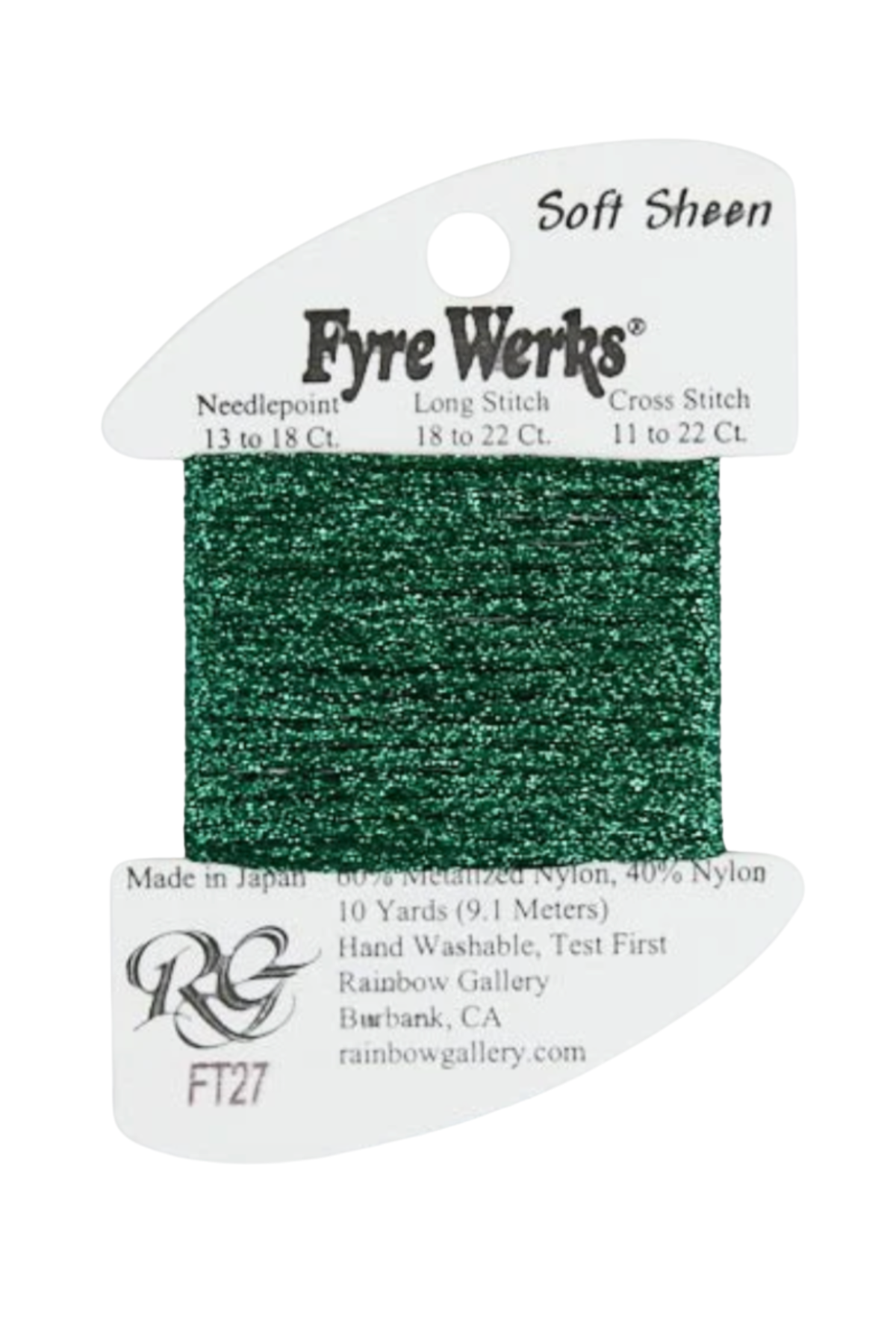 Fyre Werks Soft Sheen FT27 Tree Green