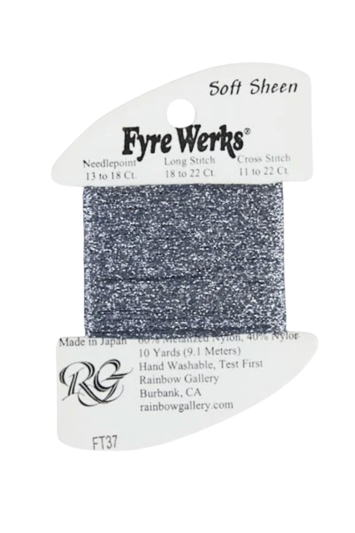 Fyre Werks Soft Sheen FT37 Rain Gray
