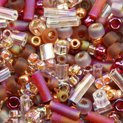 Sienna Color Vibe Bead Mix