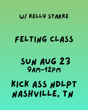 08/23 9am FELTING Class NASHVILLE, TN