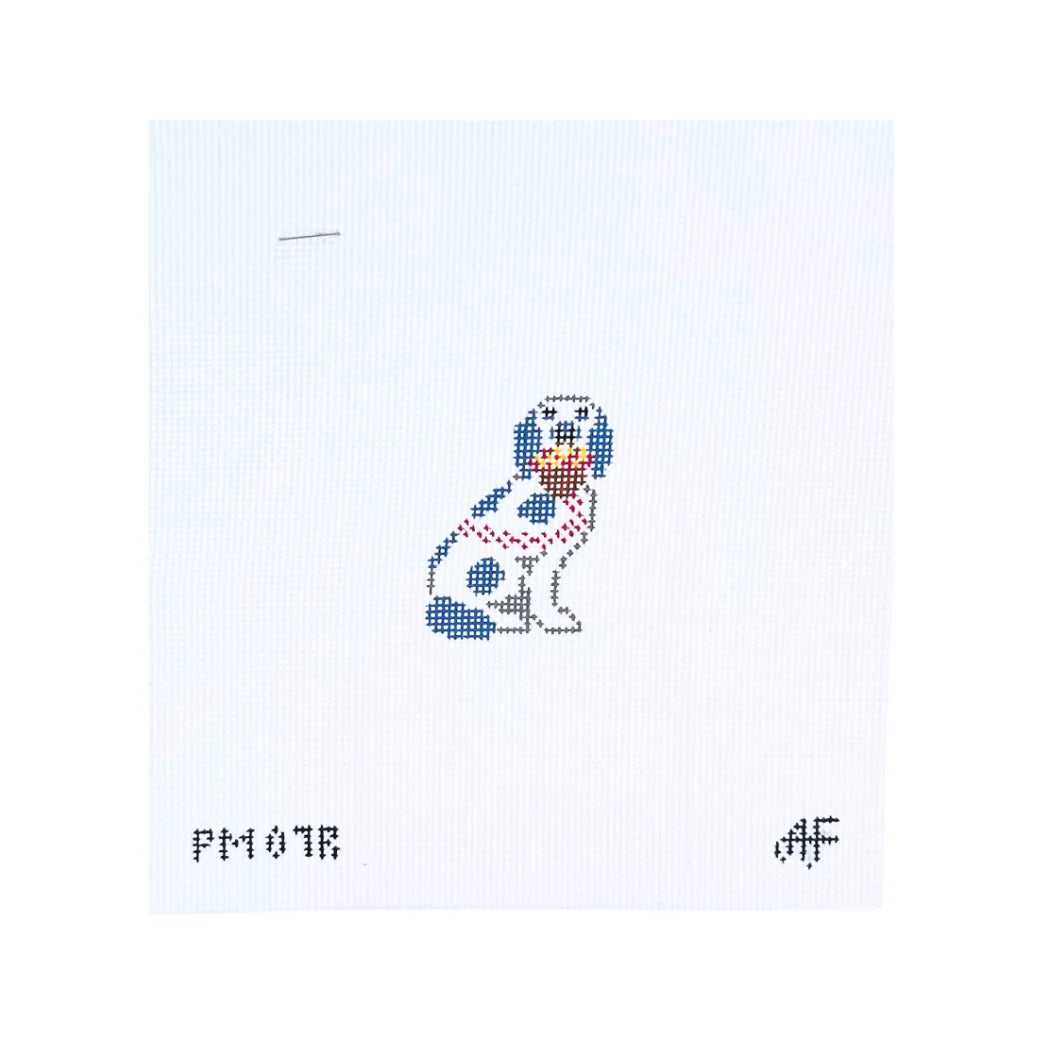 Right Facing Staffordshire Dog Canvas
