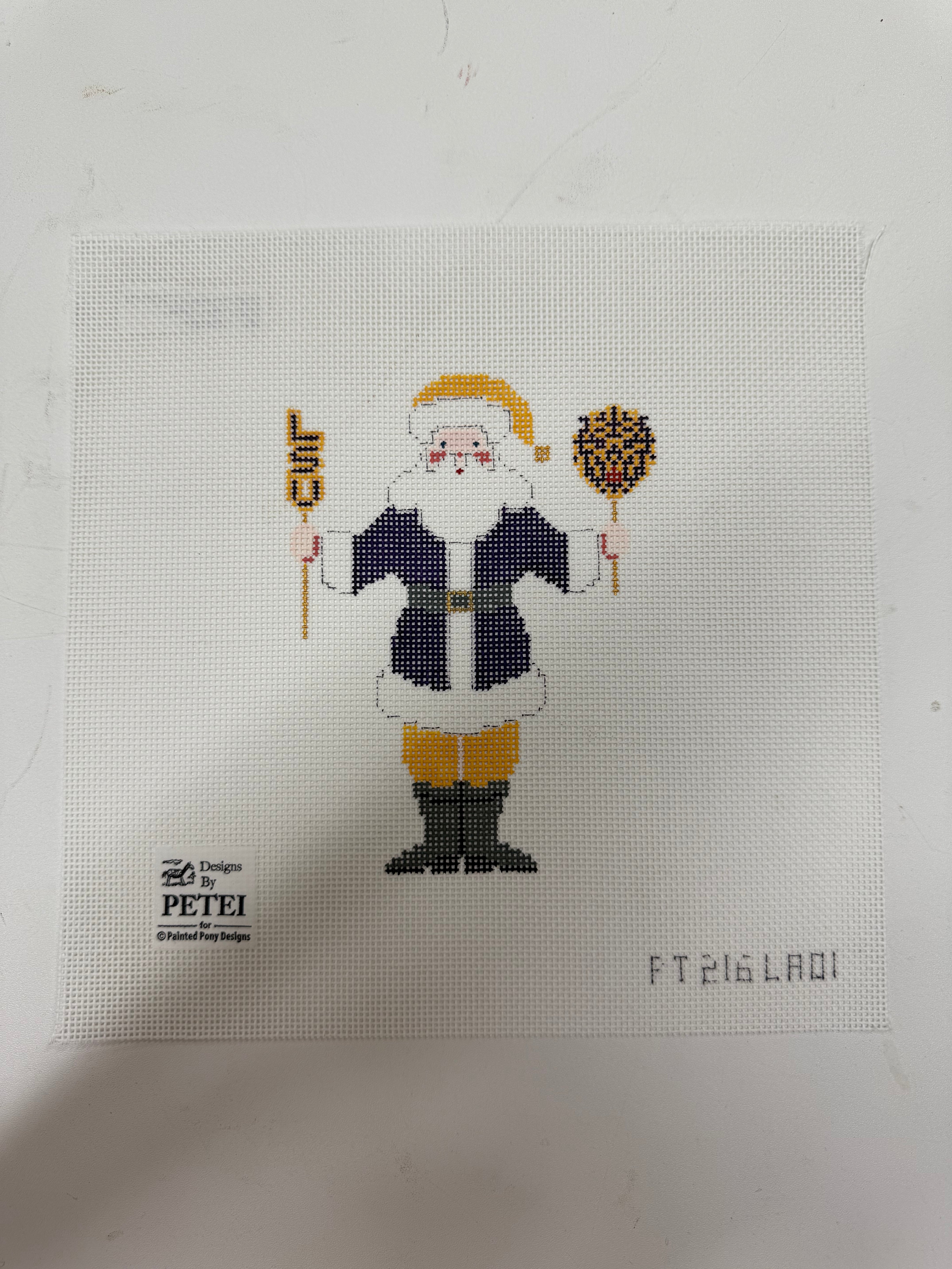 LSU Tiger Santa Canvas