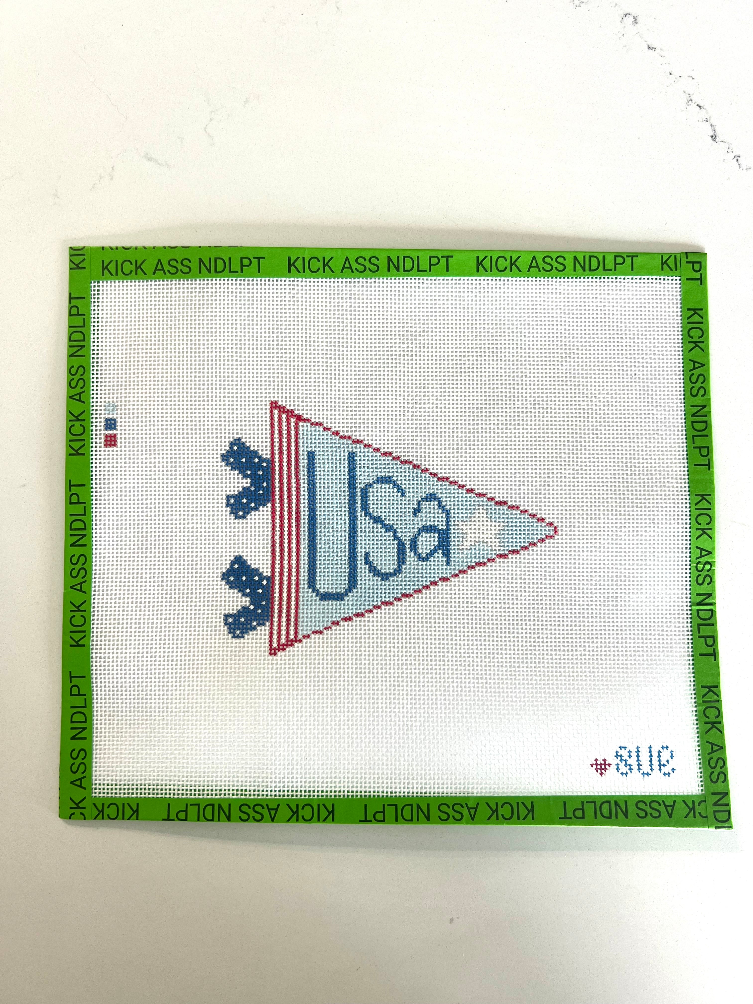 USA Pennant Canvas