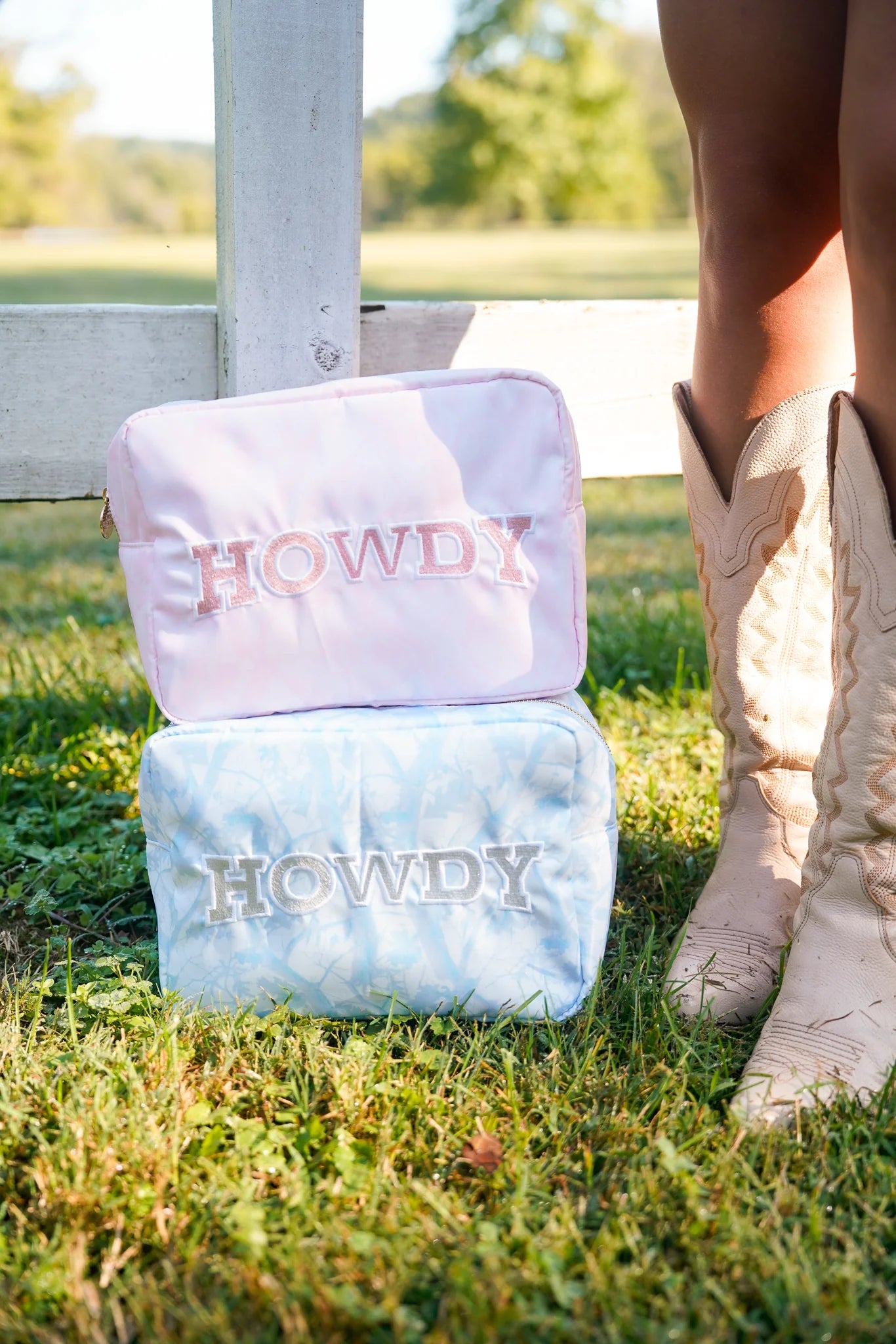 Howdy XL Bag – Pink Camo