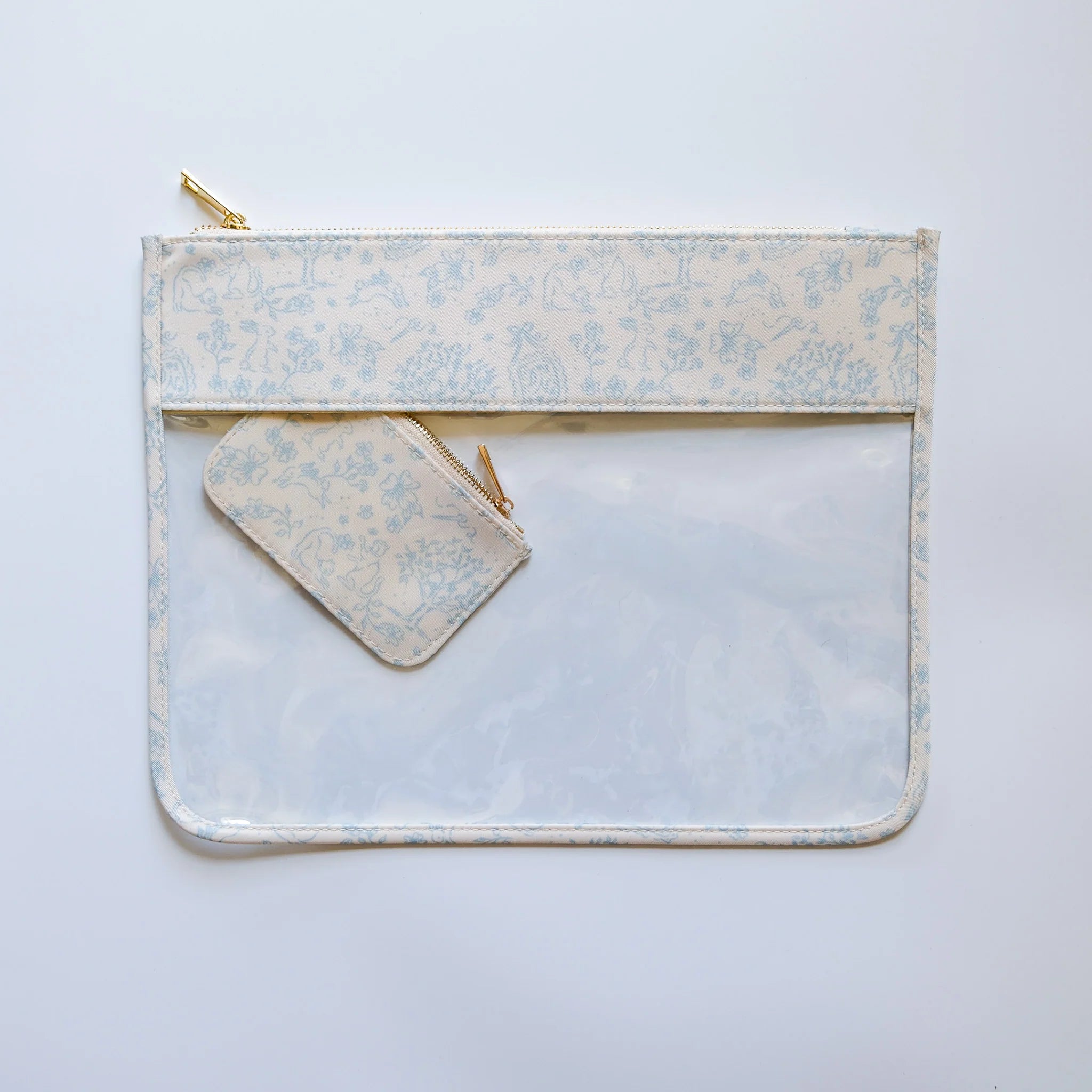 Signature Toile Project Bag - Blue Heron