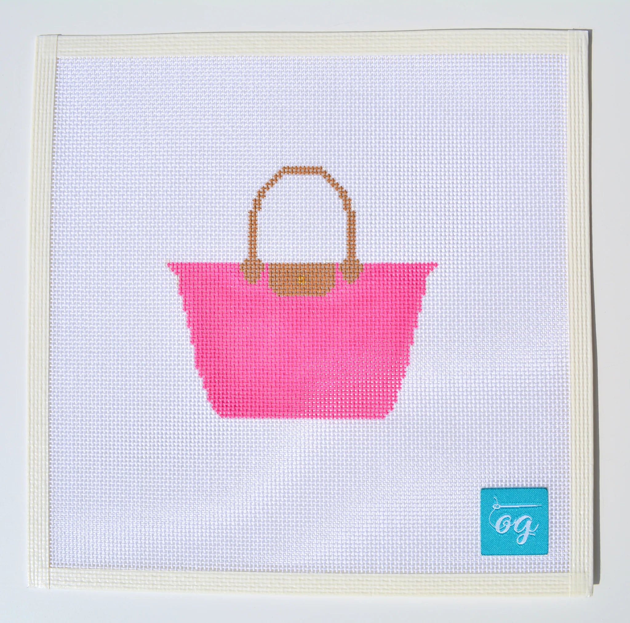 Tote Bag Pink Canvas