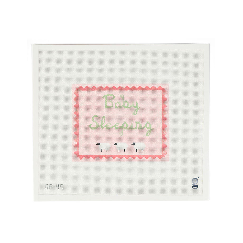 Baby Sleeping Canvas - Pink