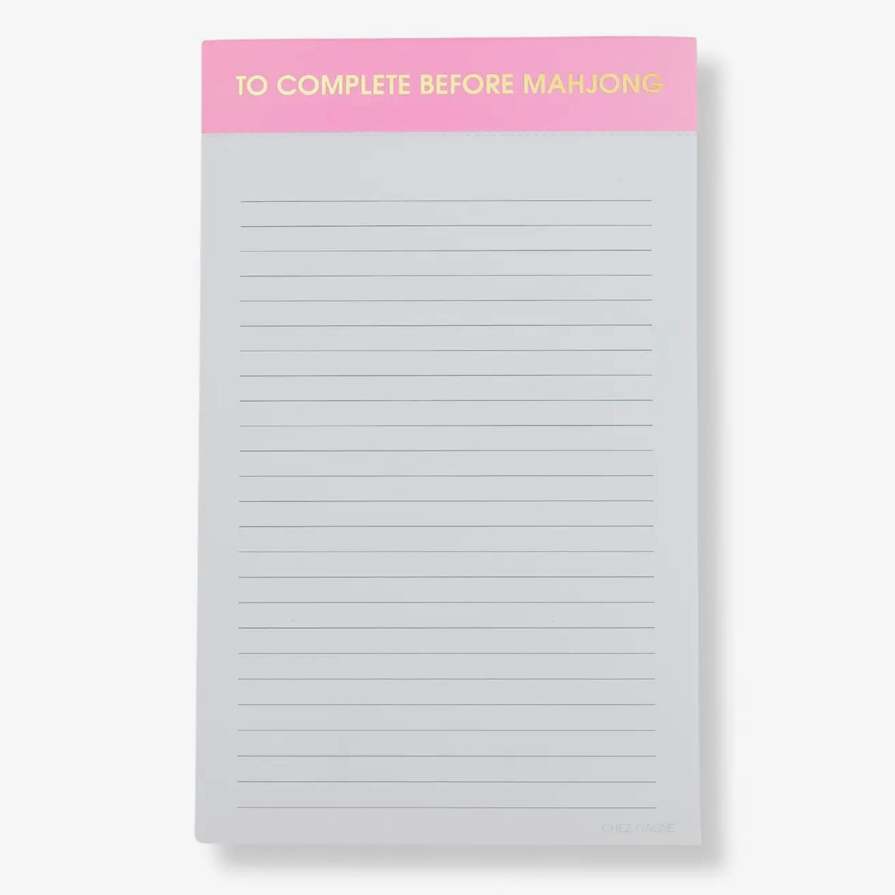 To Do Before Mahjong Notepad