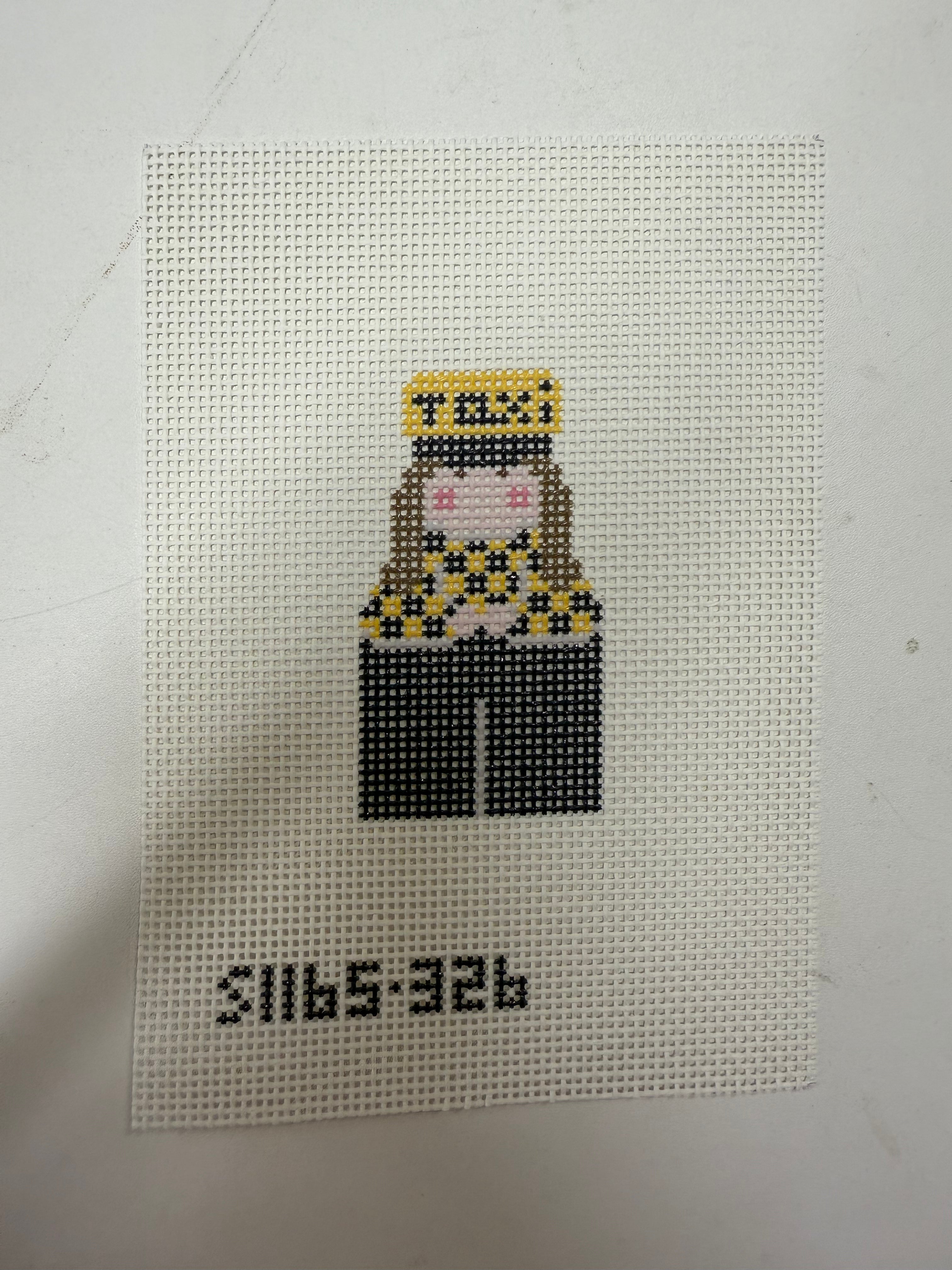 Taxi Driver Stitch It Angel Canvas
