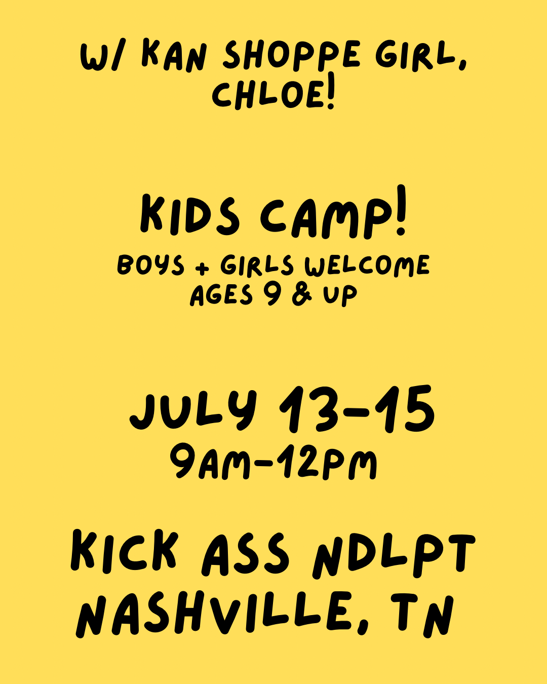 July 13-15 9am-12pm Needlepoint KIDS CAMP (9 & up!)