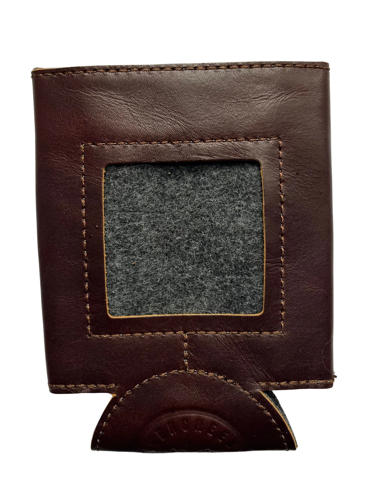 Standard – Espresso Self-Finishing Leather Can Cozy