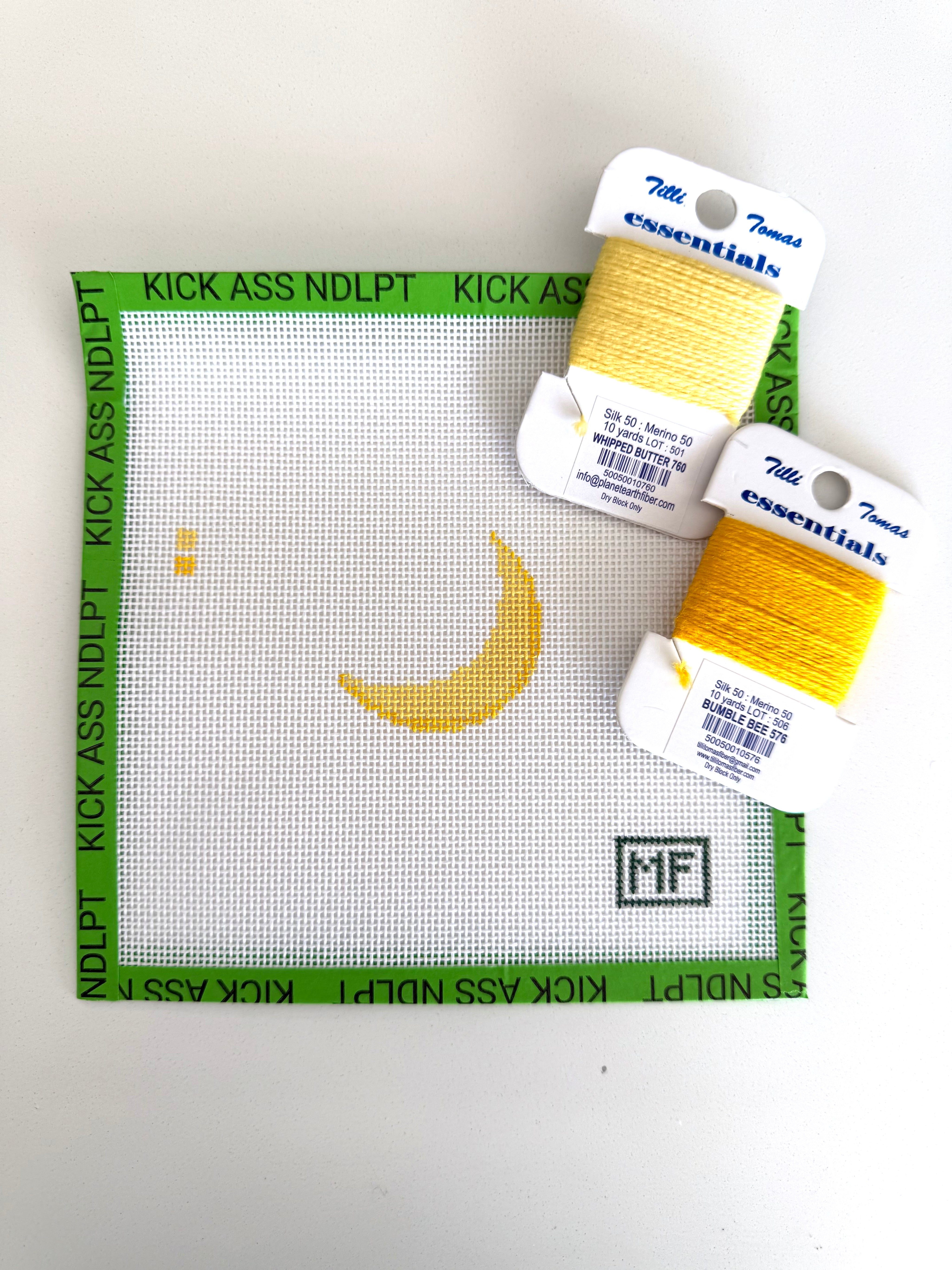 Mini Crescent Moon Canvas (KITTED)