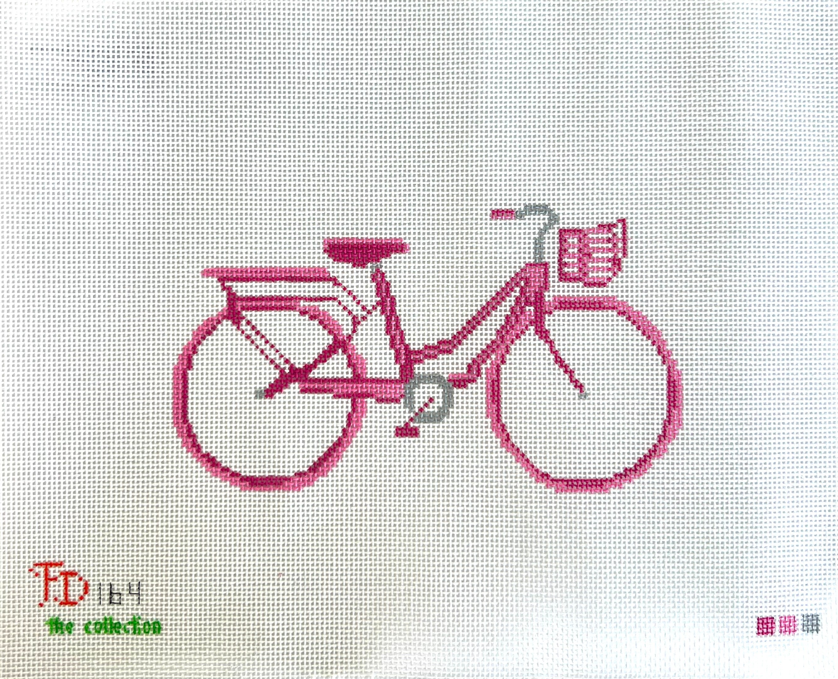 Pink Lilly Beach Bike Canvas