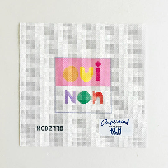 Oui Non Canvas