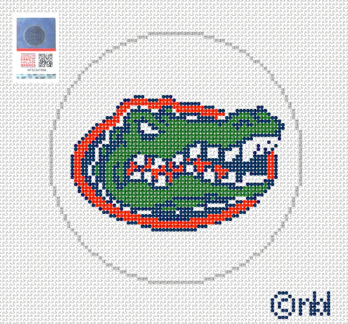 Florida Gator Round Canvas
