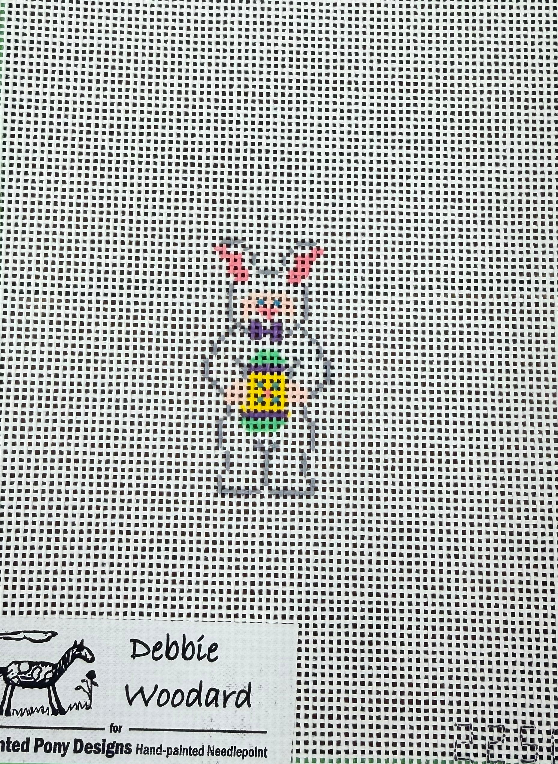 Mini Boy Bunny w/ Egg Canvas