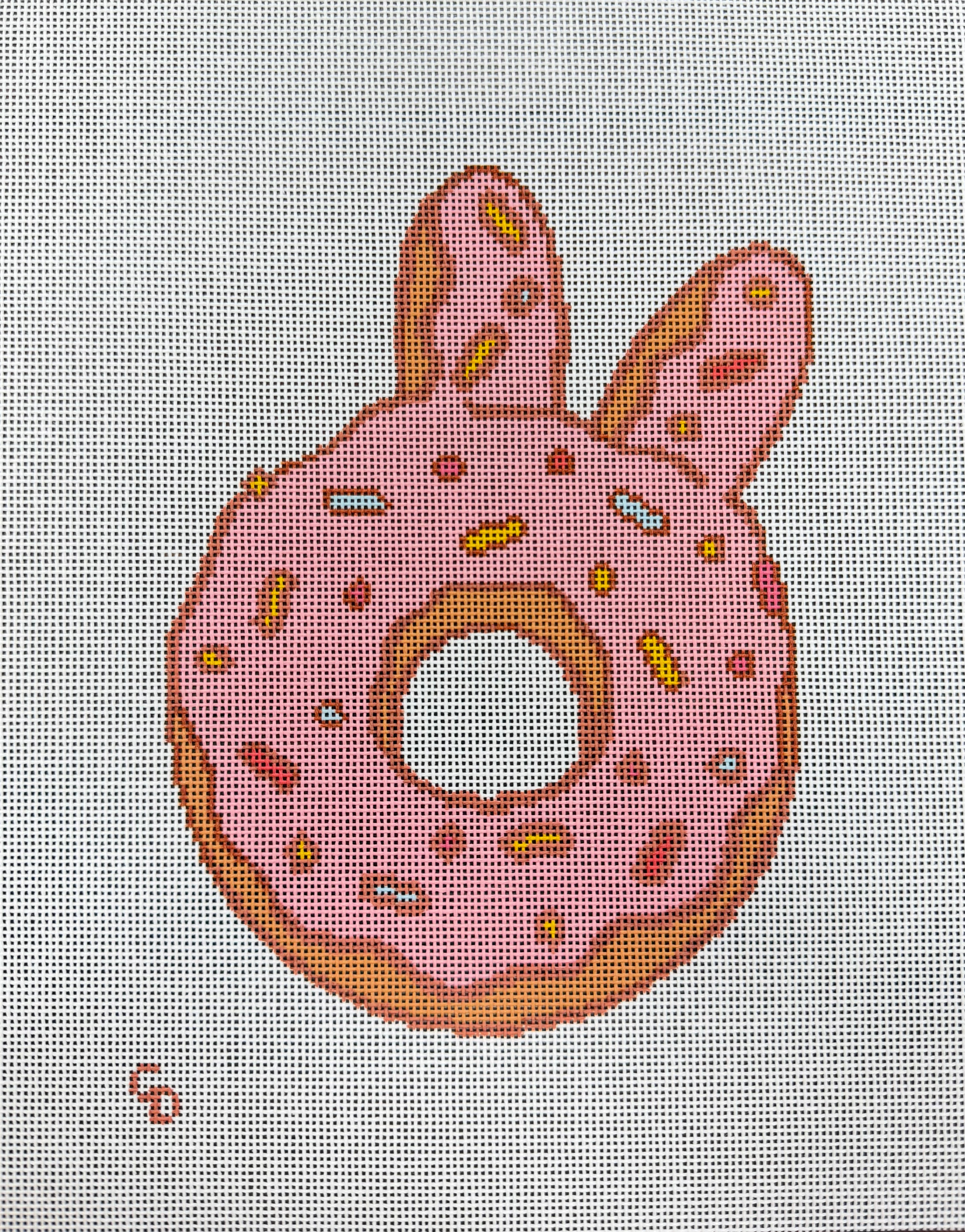 Bunny Donut Canvas
