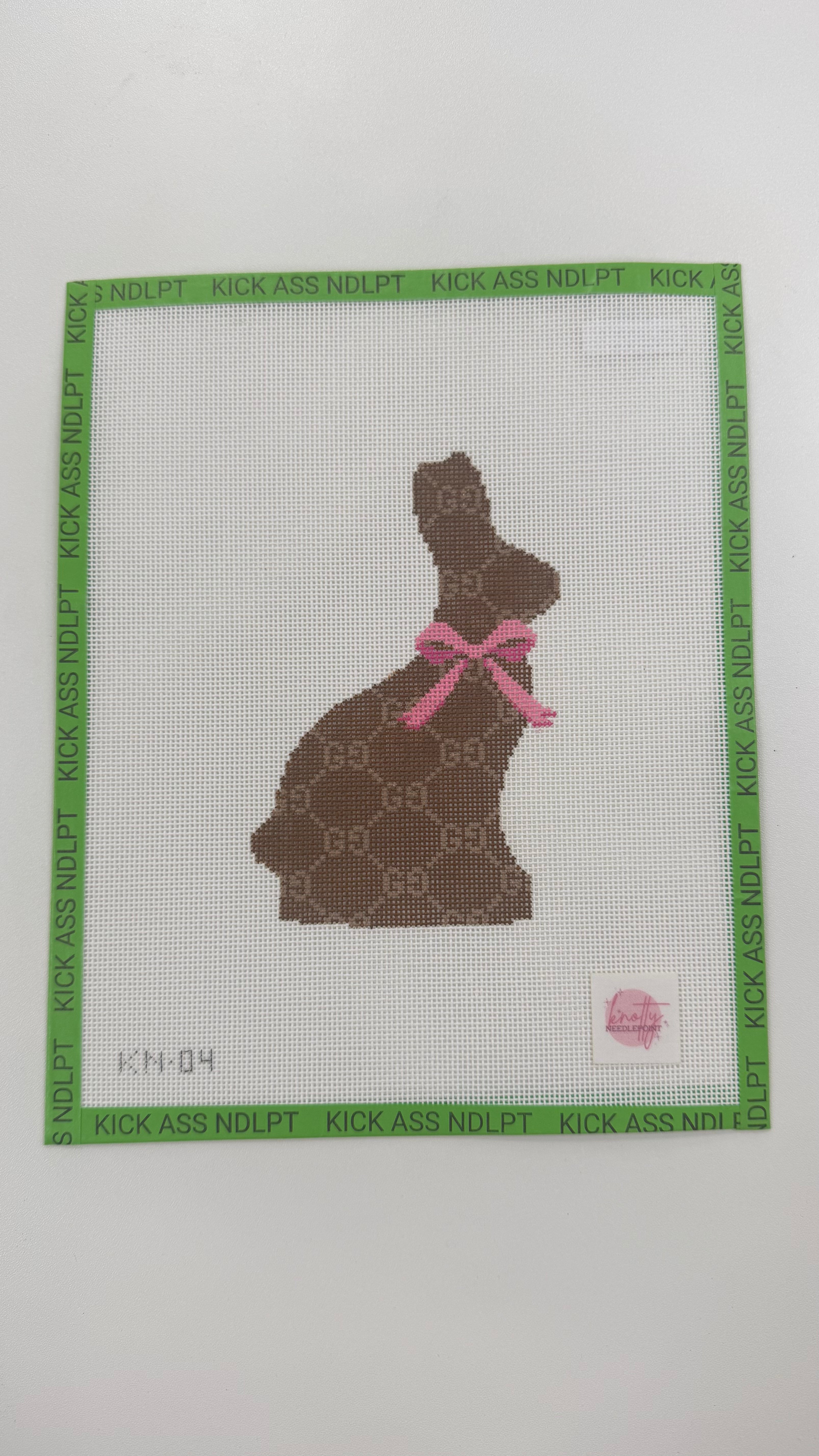 Designer Bunny with Pink Bow