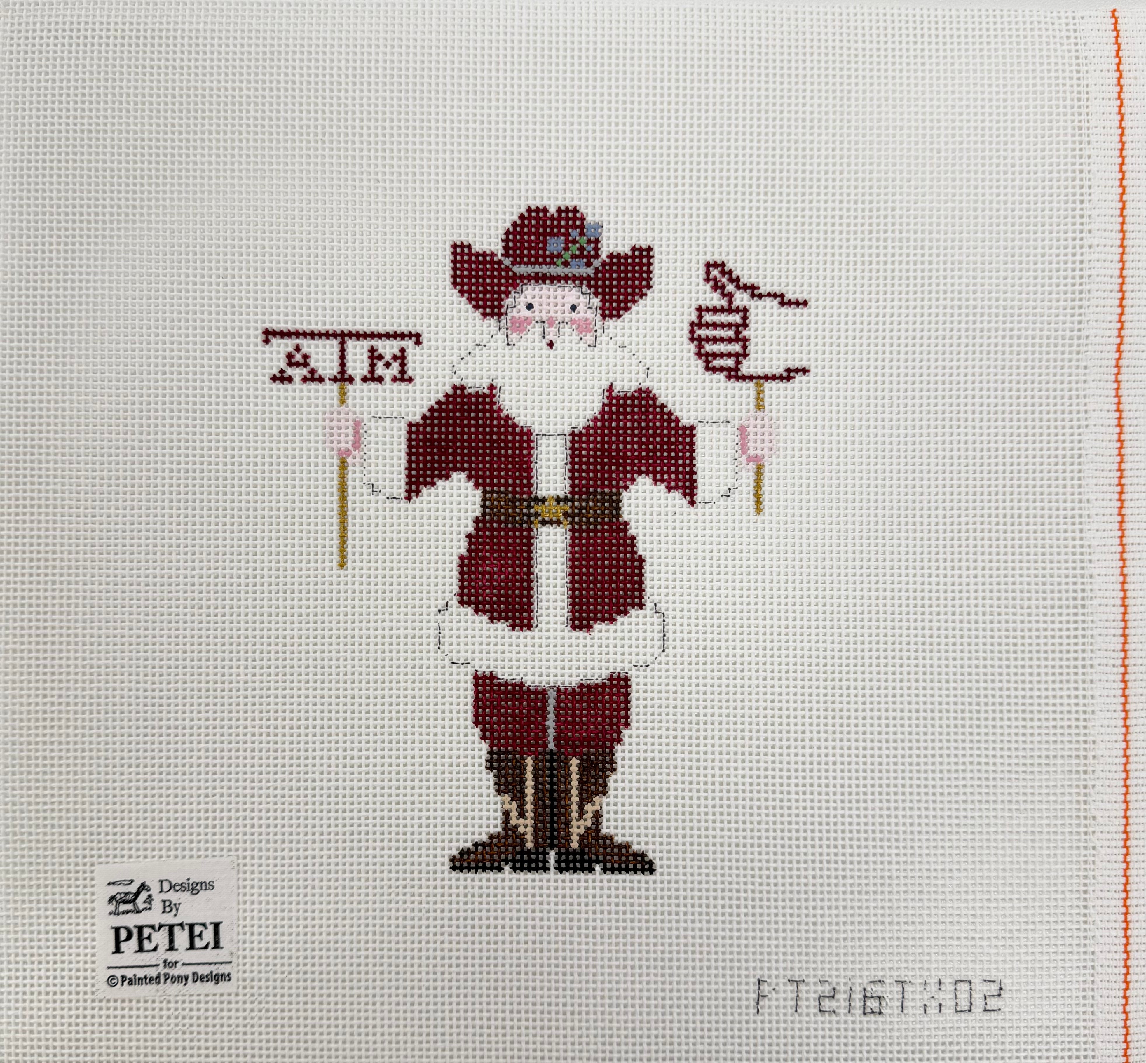 Texas A&M Santa Canvas