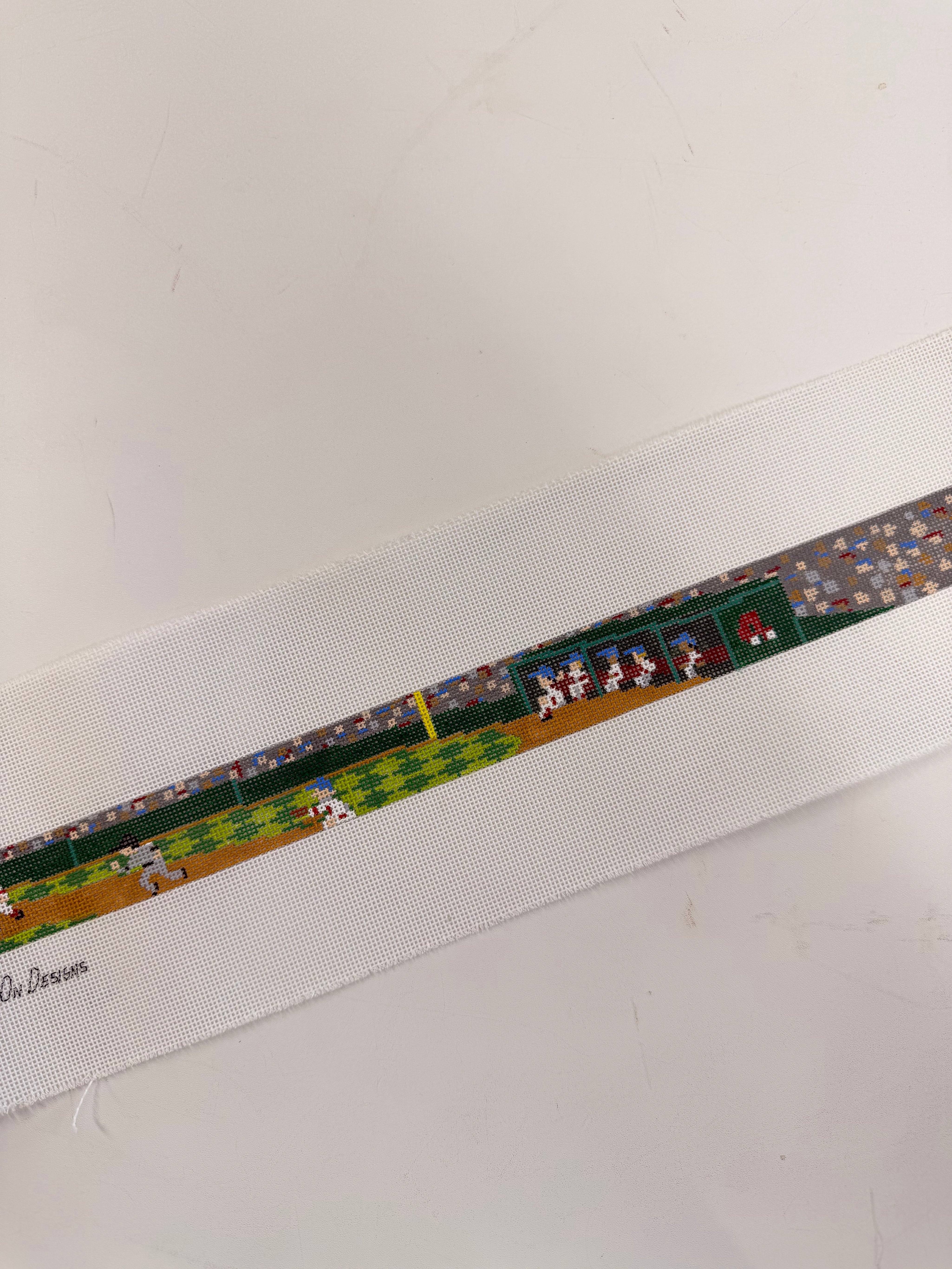 Baseball Game Belt Canvas