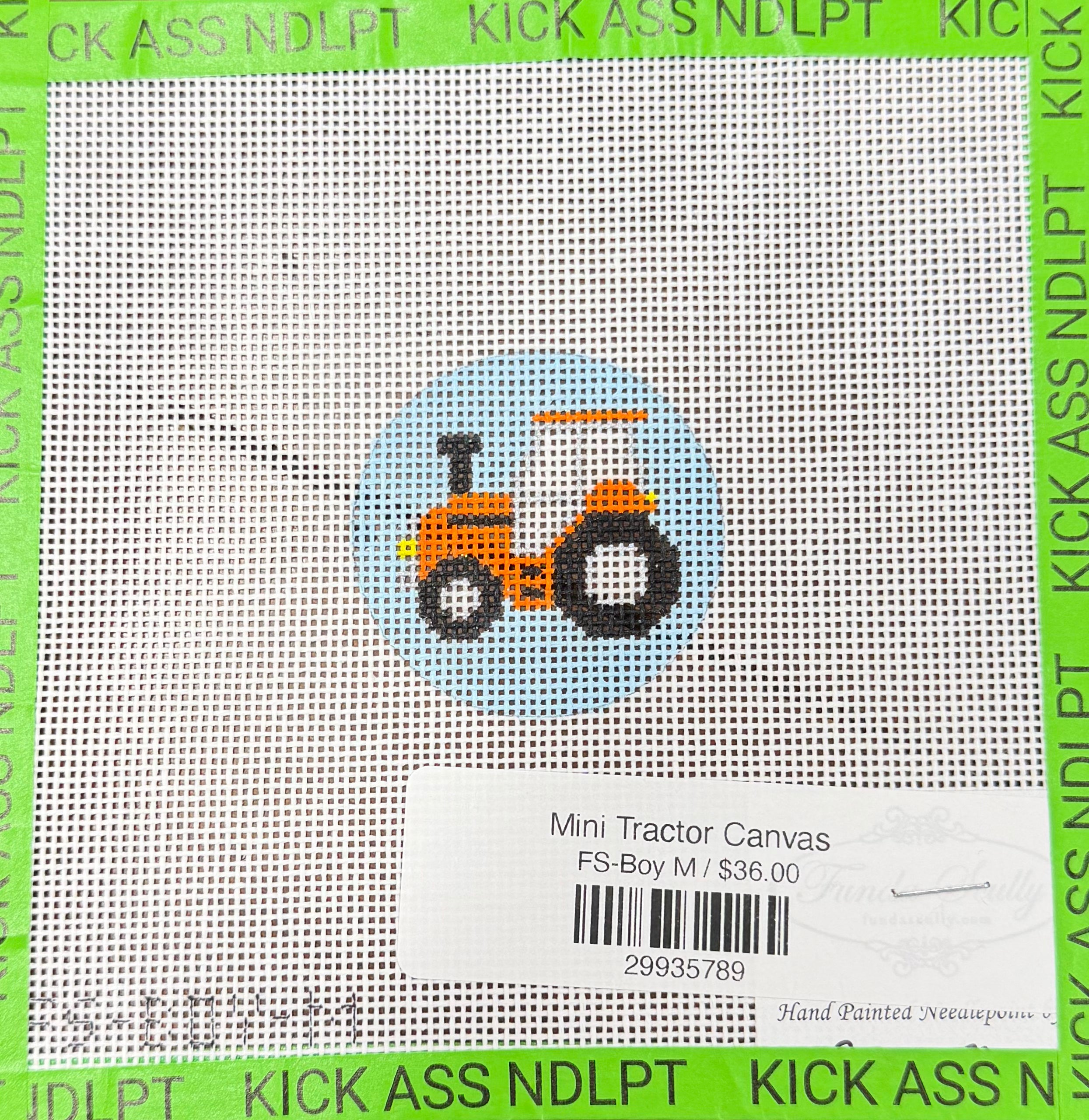 Mini Tractor Canvas