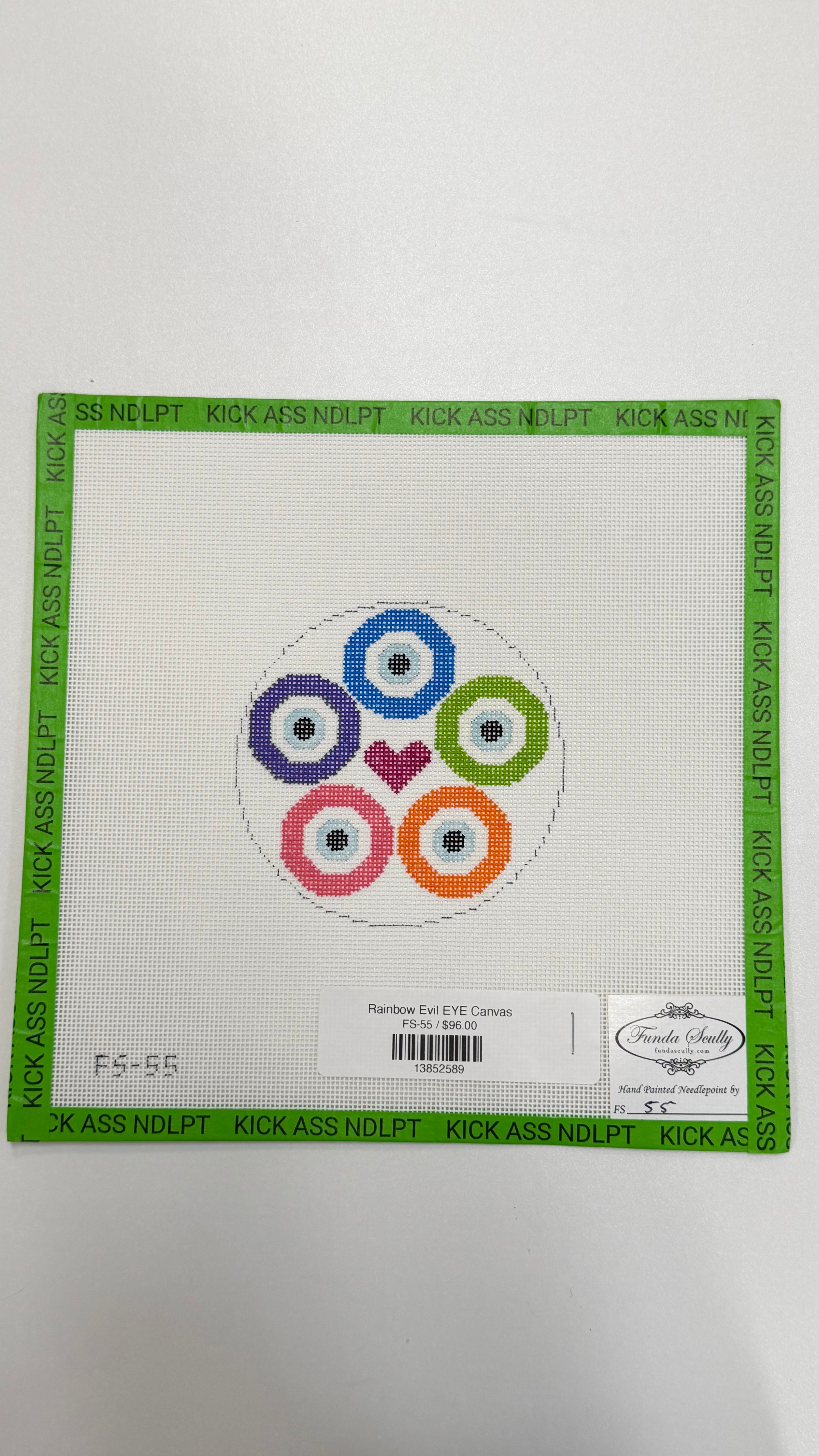 Rainbow Evil EYE Canvas