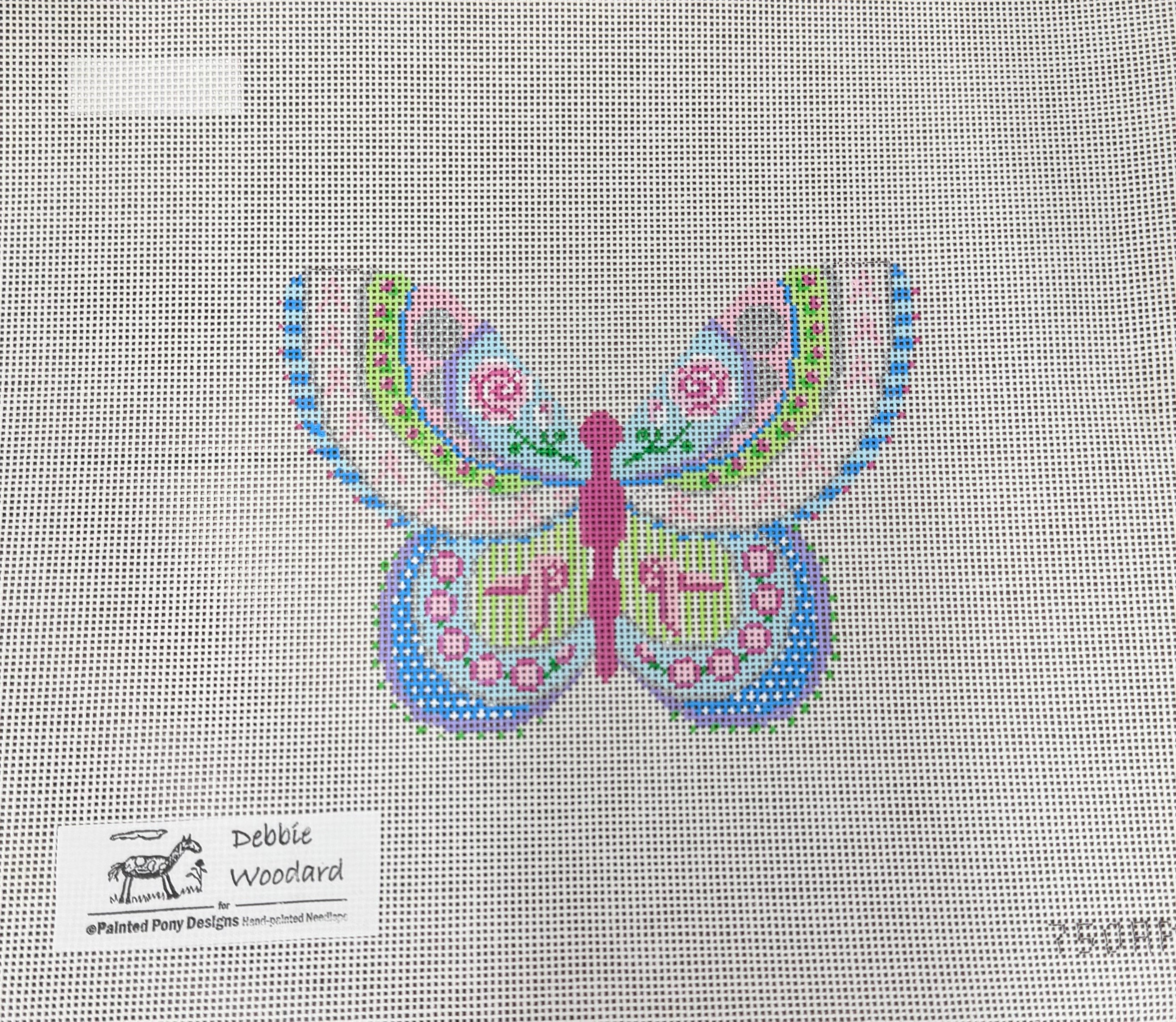 Breast Cancer Butterfly Canvas