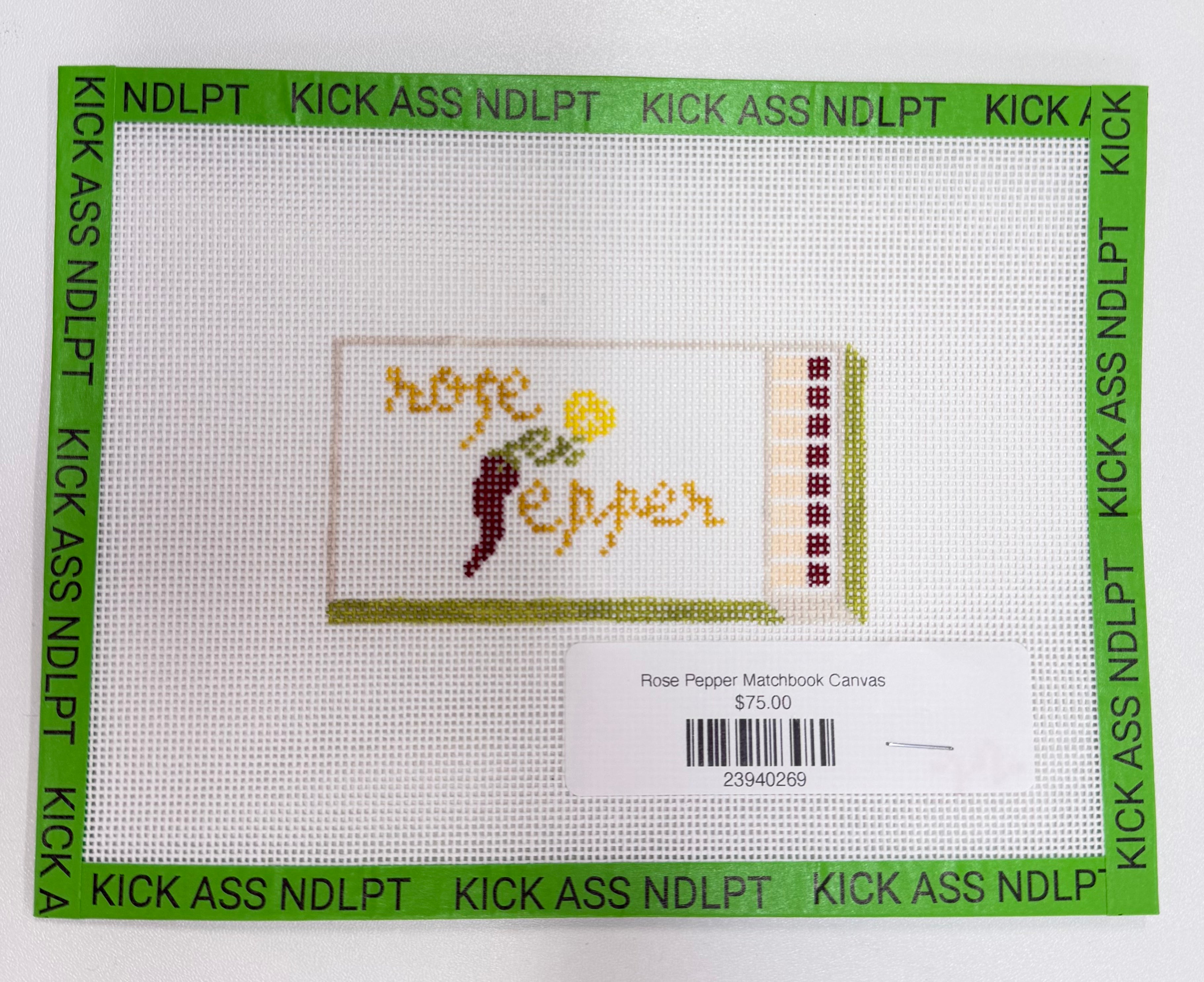 Rose Pepper Matchbook Canvas