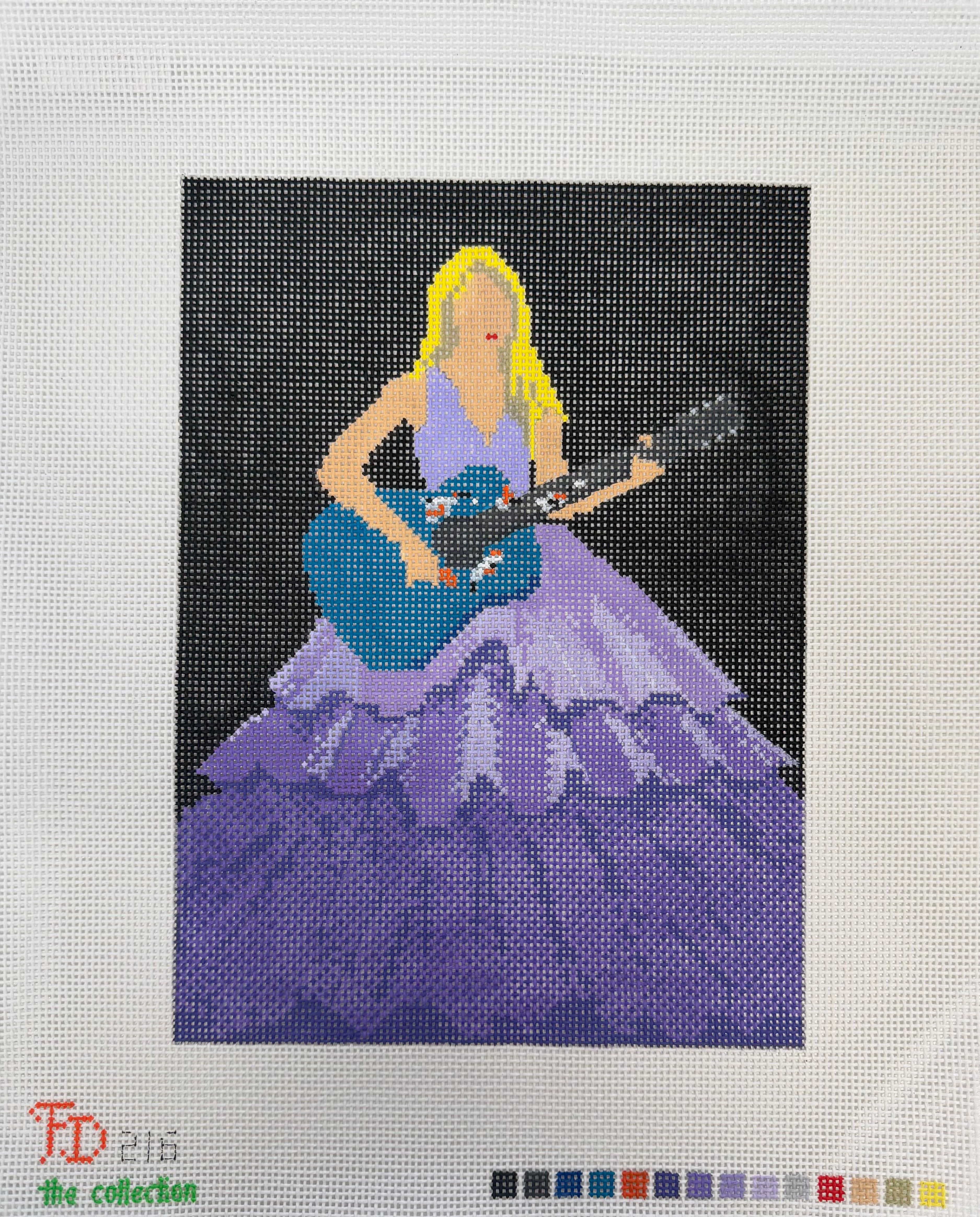 Taylor Eras III (Purple) Canvas
